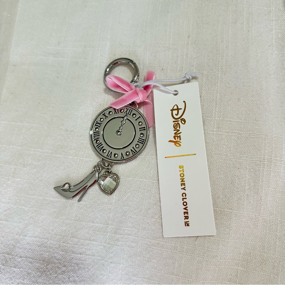 Disney Stoney Clover Cinderella Meet Me at Midnight Keychain / Bag Charm